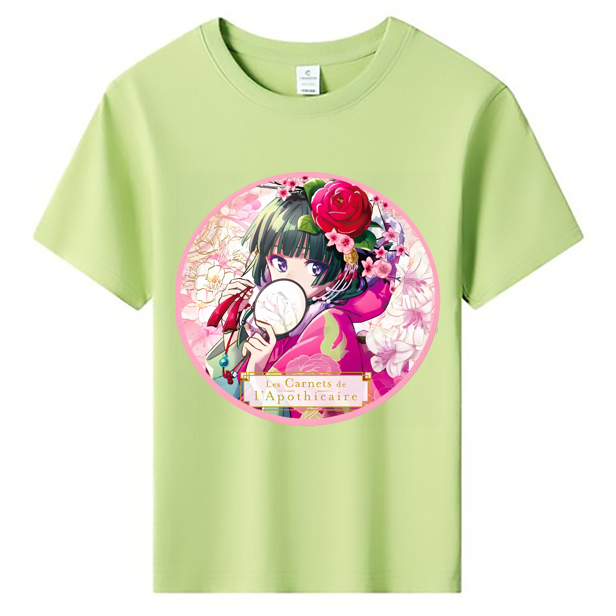（画像用） 薬屋のひとりごと The Apothecary Diaries 綿100％キッズTシャツ（フロントプリント）